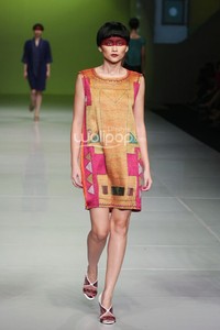 Oscar Lawalata I AM. Bazaar Fashion festival 2014. at Jakarta Convention Center. Jakarta. [Foto: Mohammad Abduh/Wolipop]