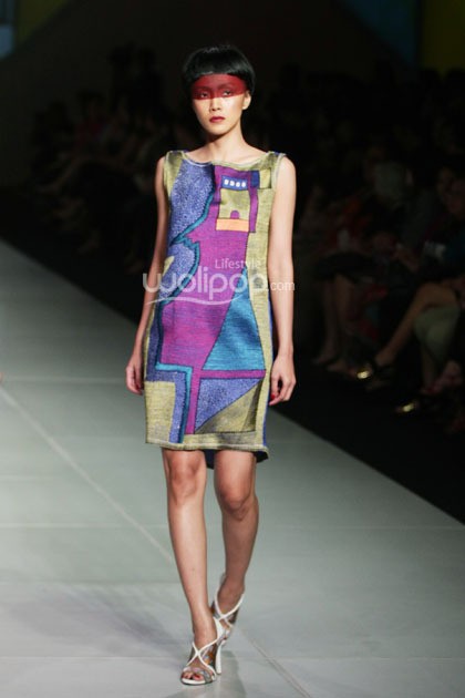 Oscar Lawalata I AM. Bazaar Fashion festival 2014. at Jakarta Convention Center. Jakarta. [Foto: Mohammad Abduh/Wolipop]