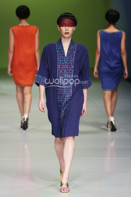 Oscar Lawalata I AM. Bazaar Fashion festival 2014. at Jakarta Convention Center. Jakarta. [Foto: Mohammad Abduh/Wolipop]