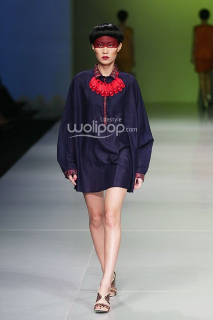 Oscar Lawalata I AM. Bazaar Fashion festival 2014. at Jakarta Convention Center. Jakarta. [Foto: Mohammad Abduh/Wolipop]