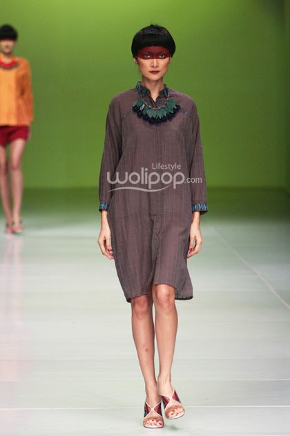 Oscar Lawalata I AM. Bazaar Fashion festival 2014. at Jakarta Convention Center. Jakarta. [Foto: Mohammad Abduh/Wolipop]