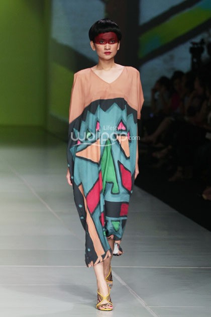 Oscar Lawalata I AM. Bazaar Fashion festival 2014. at Jakarta Convention Center. Jakarta. [Foto: Mohammad Abduh/Wolipop]