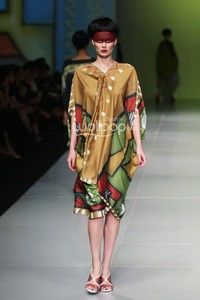 Oscar Lawalata I AM. Bazaar Fashion festival 2014. at Jakarta Convention Center. Jakarta. [Foto: Mohammad Abduh/Wolipop]