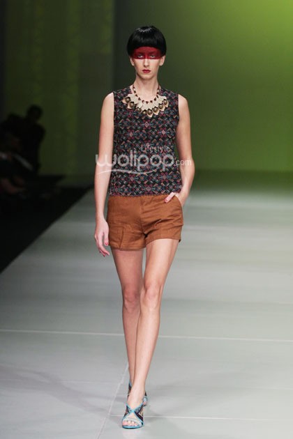 Oscar Lawalata I AM. Bazaar Fashion festival 2014. at Jakarta Convention Center. Jakarta. [Foto: Mohammad Abduh/Wolipop]