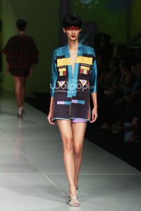 Oscar Lawalata I AM. Bazaar Fashion festival 2014. at Jakarta Convention Center. Jakarta. [Foto: Mohammad Abduh/Wolipop]