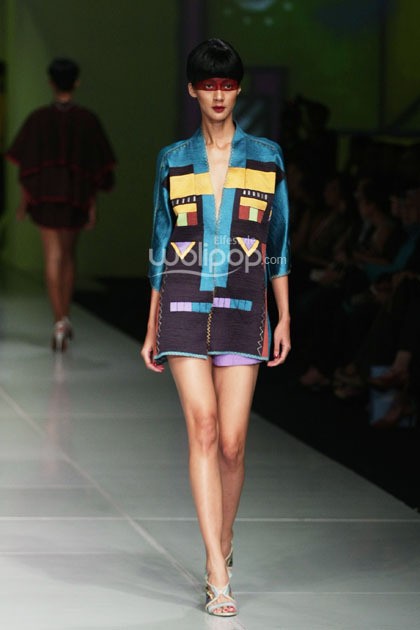 Oscar Lawalata I AM. Bazaar Fashion festival 2014. at Jakarta Convention Center. Jakarta. [Foto: Mohammad Abduh/Wolipop]