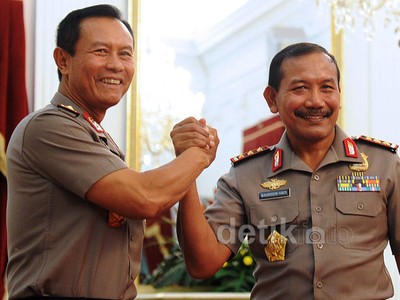 Jokowi Angkat Badrodin Sebagai Plt Kapolri