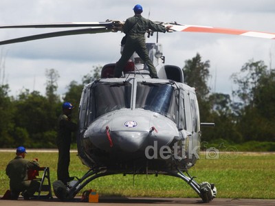 Persiapan Operasi Pengangkatan Bodi Pesawat AirAsia