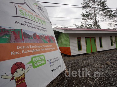Rumah untuk Korban Longsor Banjarnegara