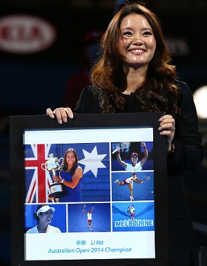 Li Na Hadir di Lapangan, Bukan untuk Main tapi Umumkan Kehamilan