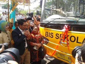 Bus Sekolah Gratis di Bandung Kembali Beroperasi Maret