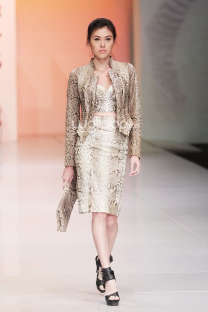 Flirt by Fabiola Aisha & Indah Kalalo Cape Town. Fashion First. Bazaar Fashion festival 2014. at Jakarta Convention Center. Jakarta. [Foto: Mohammad Abduh/Wolipop]