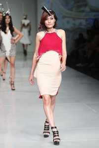 Amanda Rahardjo Fashion First. Bazaar Fashion festival 2014 at Jakarta Convention Center. Jakarta. [Foto: Mohammad Abduh/Wolipop]