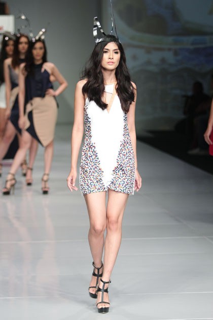 Amanda Rahardjo Fashion First. Bazaar Fashion festival 2014 at Jakarta Convention Center. Jakarta. [Foto: Mohammad Abduh/Wolipop]