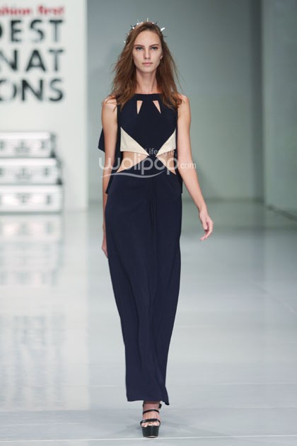 Amanda Rahardjo Fashion First. Bazaar Fashion festival 2014 at Jakarta Convention Center. Jakarta. [Foto: Mohammad Abduh/Wolipop]