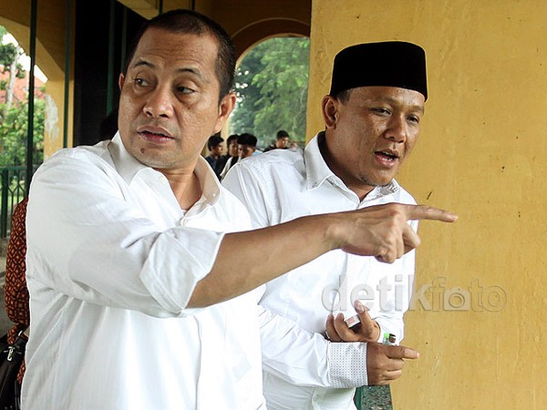 Menteri Marwan Tinjau Bendungan Walahar