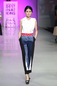 Rinda Salmun Fashion First. Bazaar Fashion festival 2014 at Jakarta Convention Center. Jakarta. [Foto: Mohammad Abduh/Wolipop]