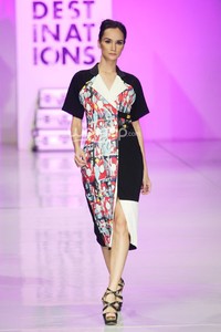 Rinda Salmun Fashion First. Bazaar Fashion festival 2014 at Jakarta Convention Center. Jakarta. [Foto: Mohammad Abduh/Wolipop]