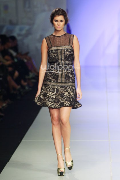 Friederich Herman Stockholm. Fashion First. Bazaar Fashion festival 2014 at Jakarta Convention Center. Jakarta. [Foto: Mohammad Abduh/Wolipop]