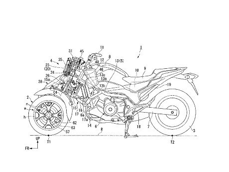 Wow, Honda Patenkan Motor Sport 3 Roda