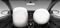 Dual Airbag menjadi standard keamanan bagi seluruh produk Toyota termasuk Etios Valco. Istimewa/dok Toyota.     