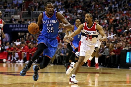 Durant dan Westbrook Cemerlang, Thunder Atasi Wizards lewat OT