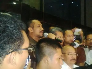 Samad Temui Aktivis: Cinta KPK, Jangan Pernah Tinggalkan Gedung ini
