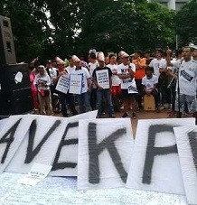 Orasi di CFD #SaveKPK, Denny: Keluarkan SP3, Jangan Sampai Bambang Dinonaktifkan