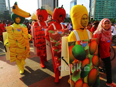 Aksi Peringatan Hari Gizi Nasional di CFD