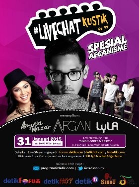 LIVECHATkustik Spesial Bareng Afgan Bulan Ini