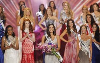 Paulina Vega resmi dinobatkan sebagai Miss Universe 2014. REUTERS/Andrew Innerarity/detikFoto.