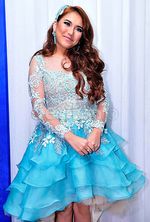 Dibalut Dress Biru, Ayu Ting Ting Tak Kalah Cantik dari Aurel