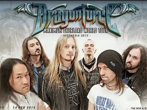 Band Speed Metal Inggris DragonForce Gelar Konser Gratis di Tangerang