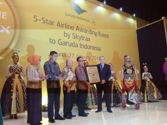Naik Kelas, Garuda Indonesia Masuk Maskapai Bintang 5