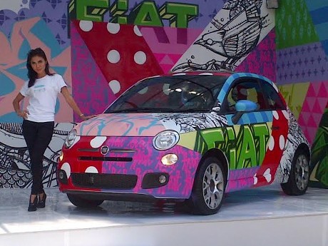 Wah, Mobil Imut Ini Jadi Sasaran Graffiti!