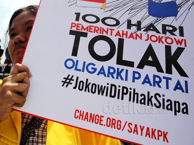 Demo Dukung Save KPK dan Sehatkan Polri