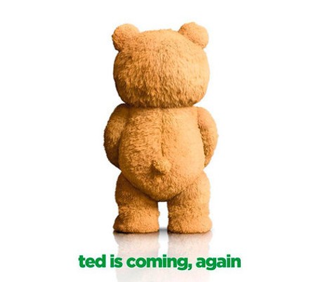 Beruang Ted Balik Badan di Poster Ted 2