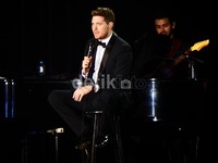 Michael Buble mempersembahkan lagu apik 'A Song For You' untuk mengakhiri konsernya.