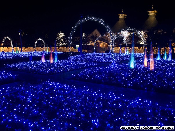 Cantiknya Light Show Terbesar dan Spektakuler di Jepang