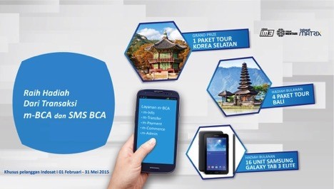 Transaksi Lewat m-BCA STK dan SMS BCA Indosat, Hadiah Liburan ke Korea Menanti