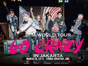 Tiket Konser GO CRAZY! 2PM di Jakarta Mulai Dijual Hari Ini