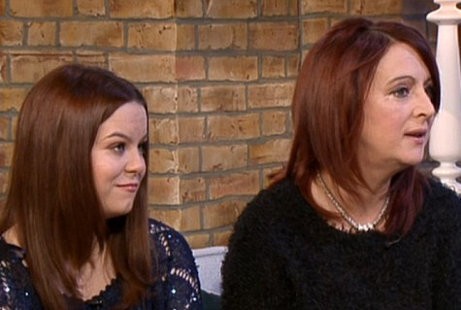 Linda McFadden dan Claire (Foto: ITV This Morning) Linda McFadden dan Claire (Foto: ITV This Morning)
