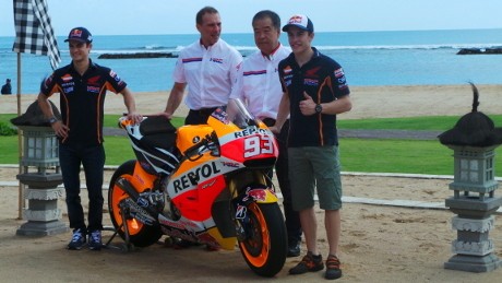 Honda Bekali Marquez dan Pedrosa dengan Motor yang Lebih Stabil di 2015