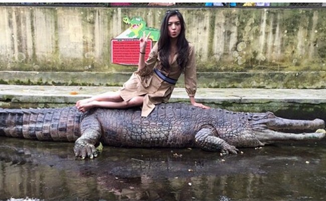 Taman Satwa Pematang Siantar, Tempat Liburan Si Cantik Raline Shah