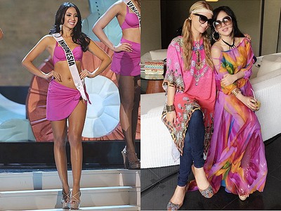 10 Hot Photo: Elvira Devinamira Berbikini, Syahrini dan Paris Hilton Akrab di Bali