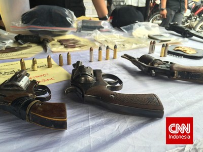 Barang Bukti Kejahatan Dipamerkan di Polda Metro