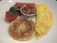Peserta juga bisa mencicipi menu sarapan Power Up ini.