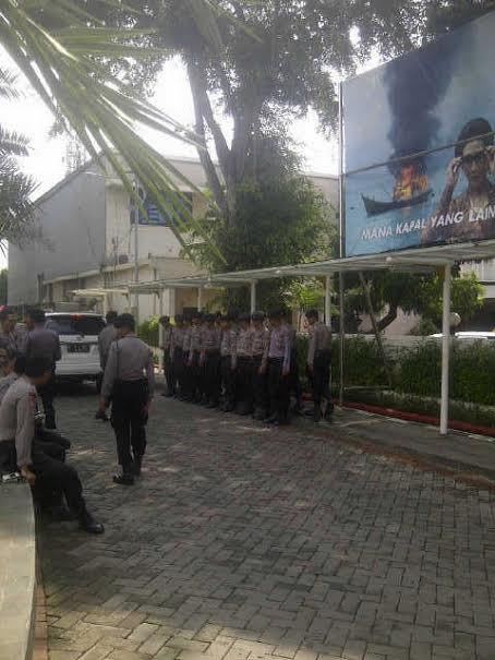 Kantor Susi Dijaga Ketat Polisi