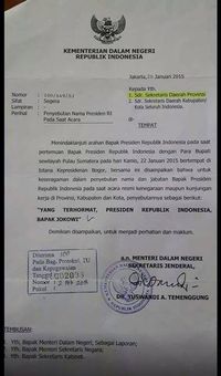 Contoh Surat Resmi Ke Presiden - Contoh Surat