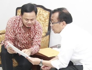 Benahi Lalin di Kawasan Istana Bogor, Bima Arya Temui Mensesneg